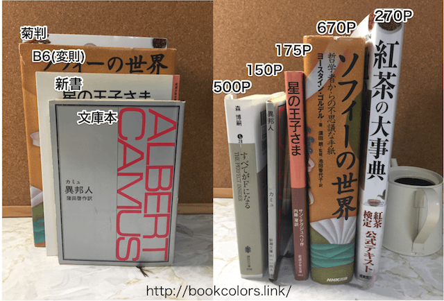 ブックカバーで包む本一覧