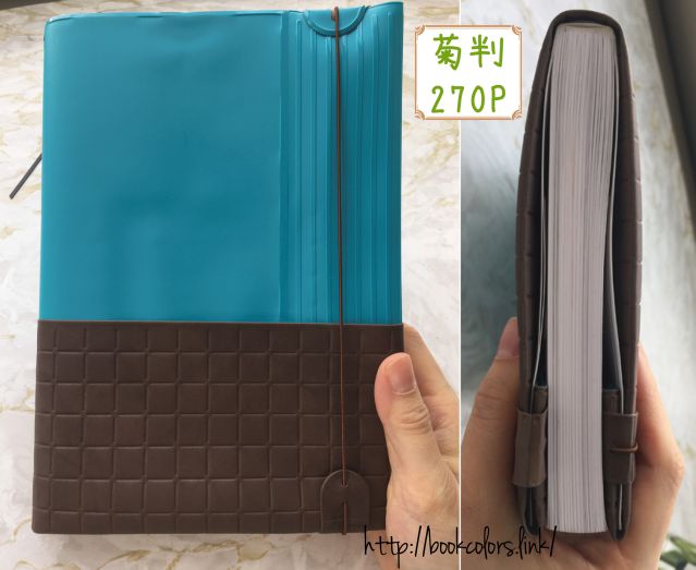 アマネカ ビビを菊判のブックカバーとして使った画像